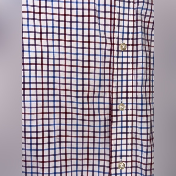 Tommy Hilfiger Custom Fit Blue Long Sleeve Button Down Men’s 17 1/2 - Picture 5 of 10